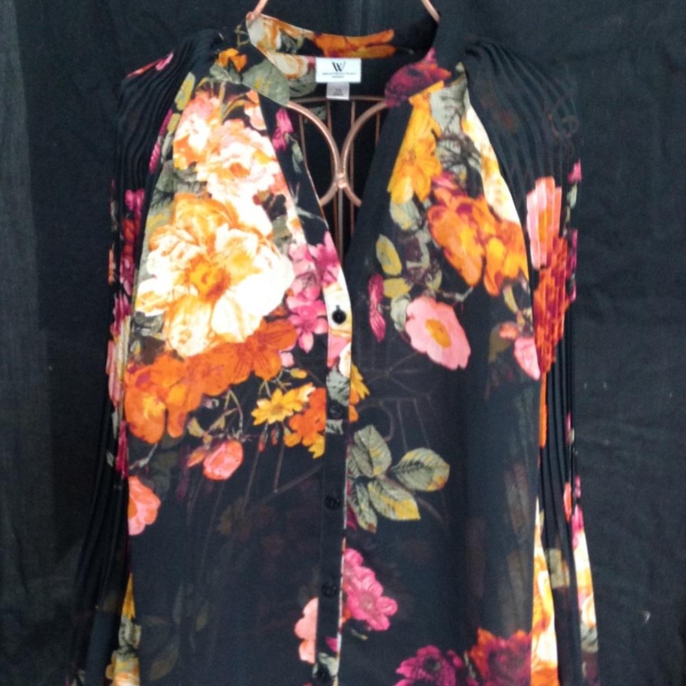 WORTHINGTON WOMAN Floral blouse 1X